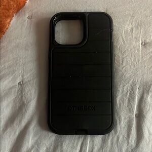 OtterBox Black Slim-Fit iPhone Case with Textured Surface